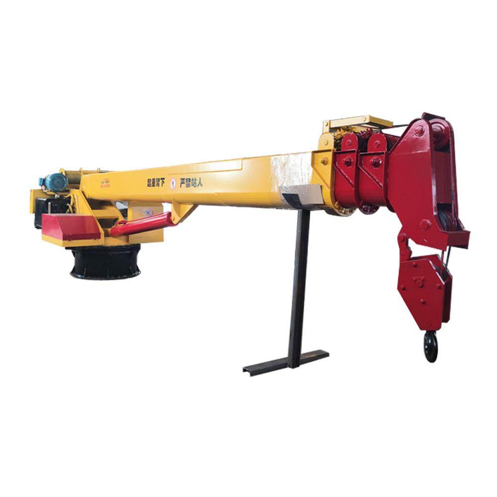 固定式船吊8吨液压伸缩臂式船用吊机油电混用船用起重机,淘宝优惠券,粉丝福利购,淘宝优惠卷