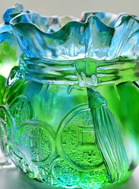 老板办公室桌面老师琉璃十二生肖高档商务礼品笔筒系列实用鸡摆件