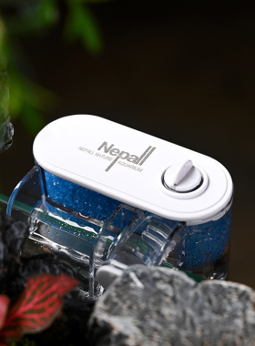 假山流水鱼缸造景黄杨绿植摆件创意办公室客厅桌面水循环开业礼品