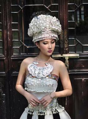 琢匠苗银长命锁项圈演出配饰