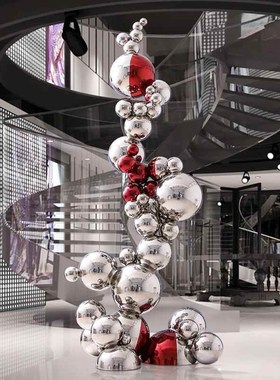 客厅摆件大型落地入户玄关楼梯装饰轻奢高档工艺品雕塑软装1米高