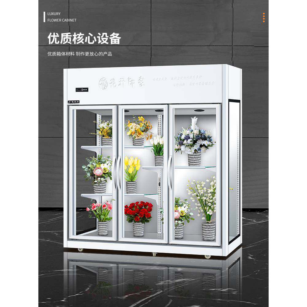 鲜花保鲜柜花店专用风冷无霜冷藏柜鲜花展示柜二三四开门大容量,淘宝优惠券,粉丝福利购,淘宝优惠卷