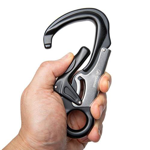 坎乐二阶段自动D锁挂钩速降装备探洞攀树攀岩高空作业安全小目钩 - 图3