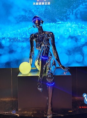机械姬女神空山基大型摆件潮流雕塑KTV酒吧科技赛朋克风落地装饰