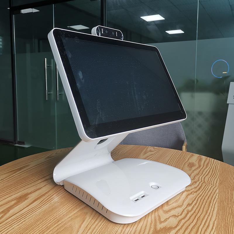 15.6-inch hotel face recognition all-in-one machine, ID verification, attendance machine, smart self-service visitor machine