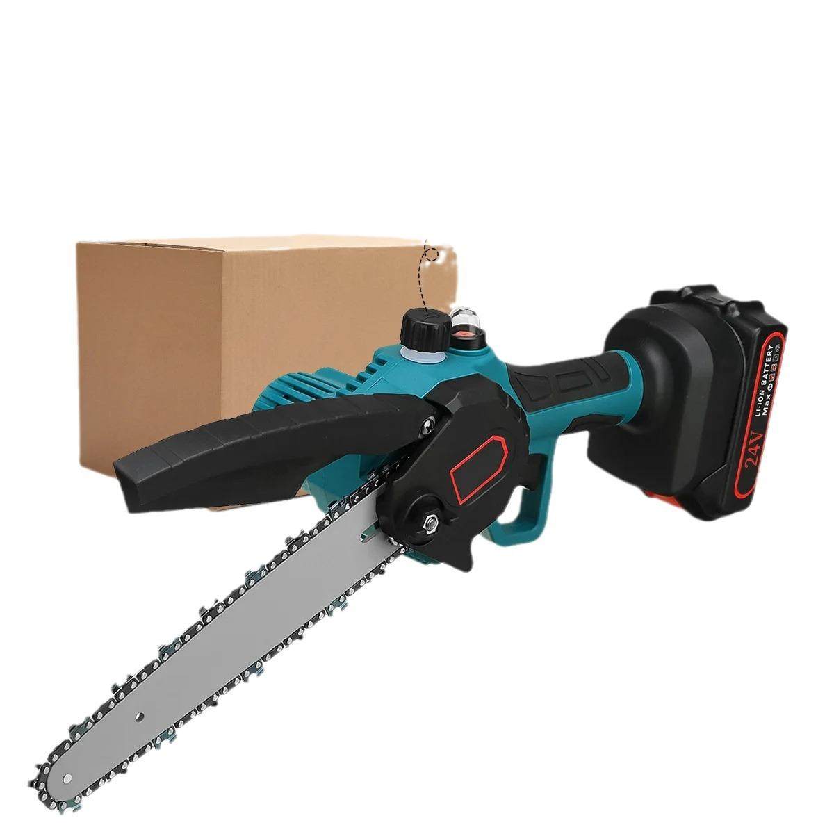 大功率电锯充电手提式电链锯无线小型伐木单手锯树修枝锯手锯,淘宝优惠券,粉丝福利购,淘宝优惠卷