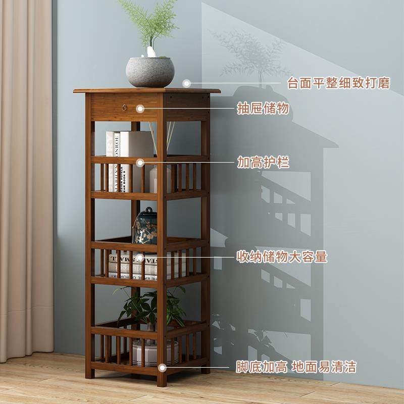 ft花架子室内多层落地式阳台置物架实木客厅电视柜旁花盆架绿萝花,淘宝优惠券,粉丝福利购,淘宝优惠卷