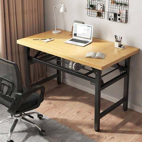 免安装折叠桌家用台式电脑桌可折叠书桌简易写字桌摆摊便携长条桌 - 图2