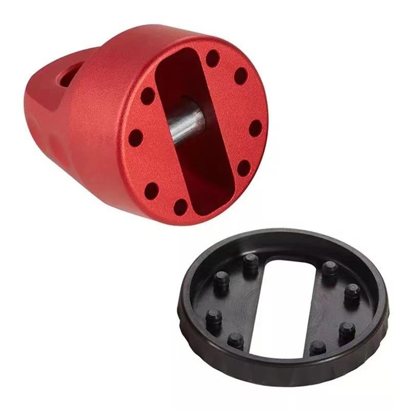 拖车钩连接器铝头钩铝导口滚轮越野牧马人改装绞盘钩绞盘导绳器 - 图0