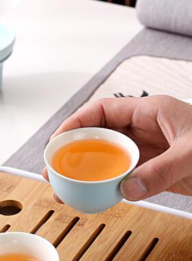 旅行茶具套装简约户外便携式陶瓷快客杯一壶四杯办公室功夫泡茶壶