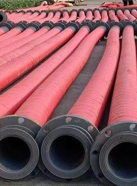 四川元锐大口径胶管钢丝波纹管吸引管抽砂耐磨高压喷沙管现货法