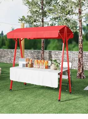 可移动可折叠摆摊架网红户外商超促销展示架小吃街摊位花车集市架