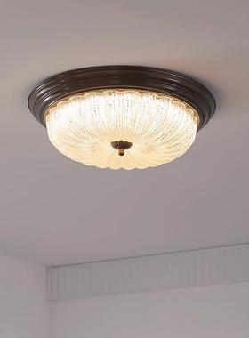 复古卧室吸顶灯美式主卧书房灯具浪漫中古高级设计感LED房间灯