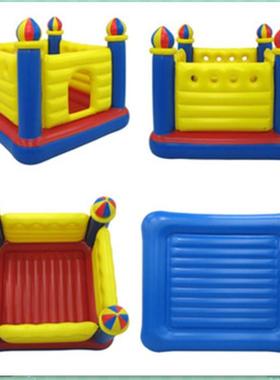 intex48259城堡跳跳乐儿童充气蹦蹦床弹跳淘气堡PVC现货
