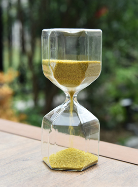 创意金珠沙漏现代简约北欧个性礼物家居装饰礼品桌面摆件 不计时