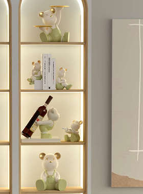 暴力熊存钱罐储蓄罐2024新款摆件高级感礼物客厅儿童房酒柜装饰品