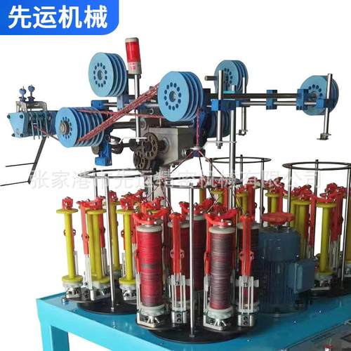 130-3-4扭绳机帽绳包心三股绳机绳带打纱机绕线机高速三股扭绳机 - 图1