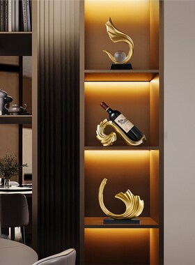 酒柜装饰品摆件家居饰品电视柜轻奢高档现代客厅玄关办公室高级感