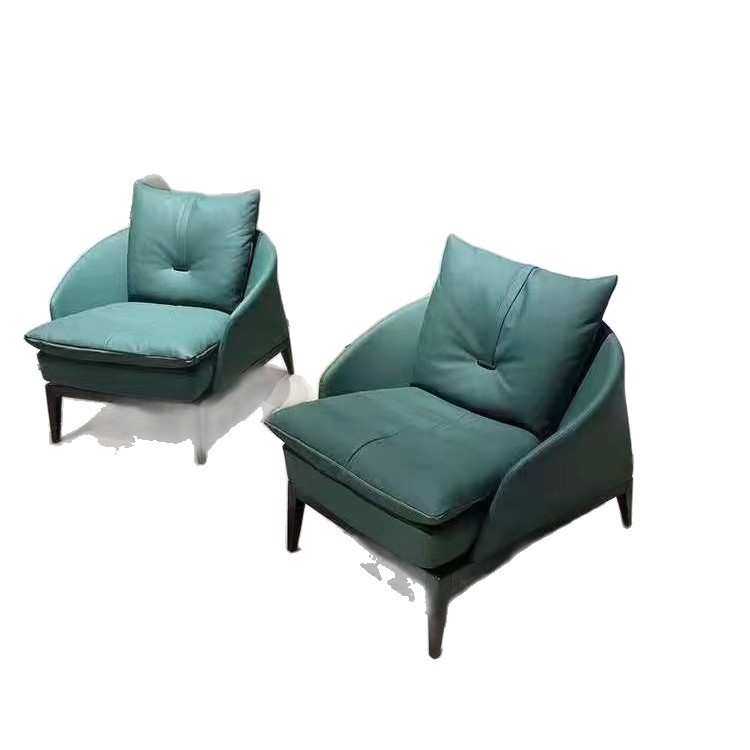 Nordic leisure home decoration lunch break sofa chair home lazy sofa balcony fabric sofa single recliner