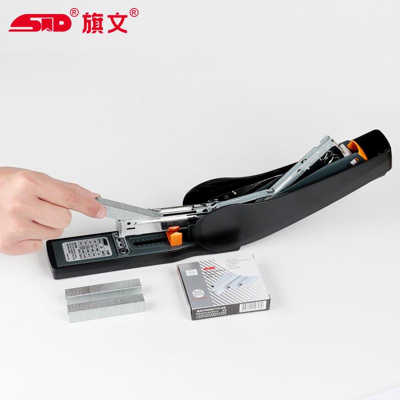 Banner labor-saving heavy-duty stapler for 100 pages factory graphic shop office special large thickened stapler