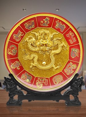 金箔漆线雕福字寿字摆件搬家乔迁新居礼物老人祝寿礼品寿宴伴手礼