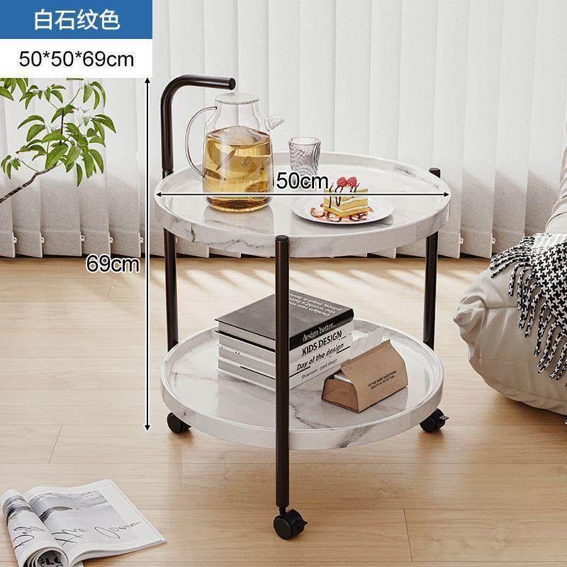 可移动小茶几小推车客厅沙发边几迷你小桌子置物架带轮北欧风餐车,淘宝优惠券,粉丝福利购,淘宝优惠卷
