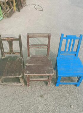 民宿小椅子怀旧装饰摆件民俗小凳子影视复古座椅道具老式老物件