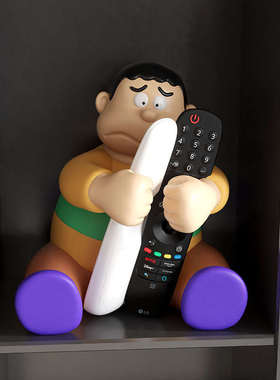 胖虎客厅玄关桌面笔盒茶几电视遥控器收纳盒钥匙托盘软装饰品摆件