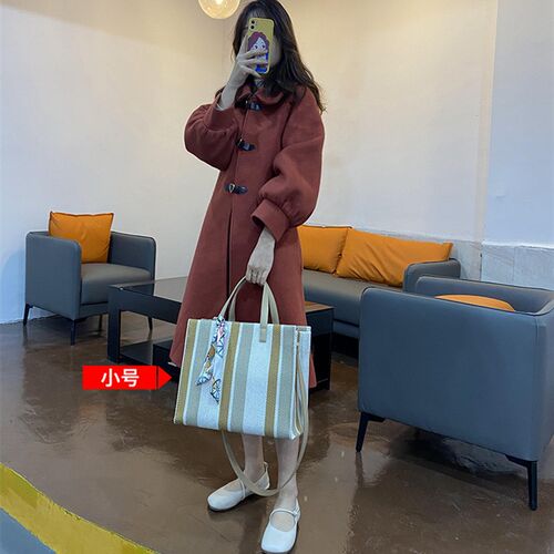 大学生上课手提帆布上班通勤单肩斜跨大容量笔记本A4教师公文包 - 图0
