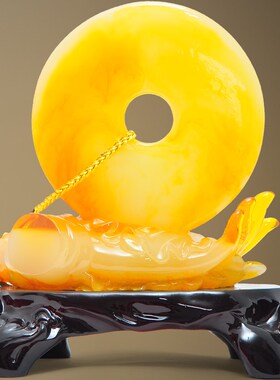 平安扣佛佑平安摆件家居客厅玄关电视柜装饰品乔迁商务礼品