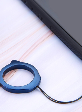 超轻铝合金猫耳朵手机挂绳指环扣