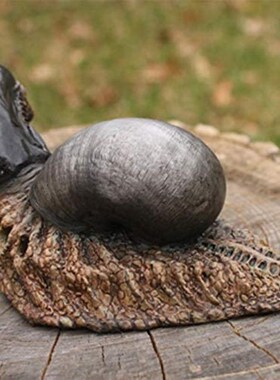 跨境 蜗牛居家摆件庭院设计邪恶蜗牛 树脂工艺品 蜗牛装饰