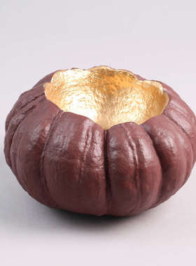 客厅简约碗摆件样板房创意南瓜装饰花瓶现代售楼处摆设装饰品北欧