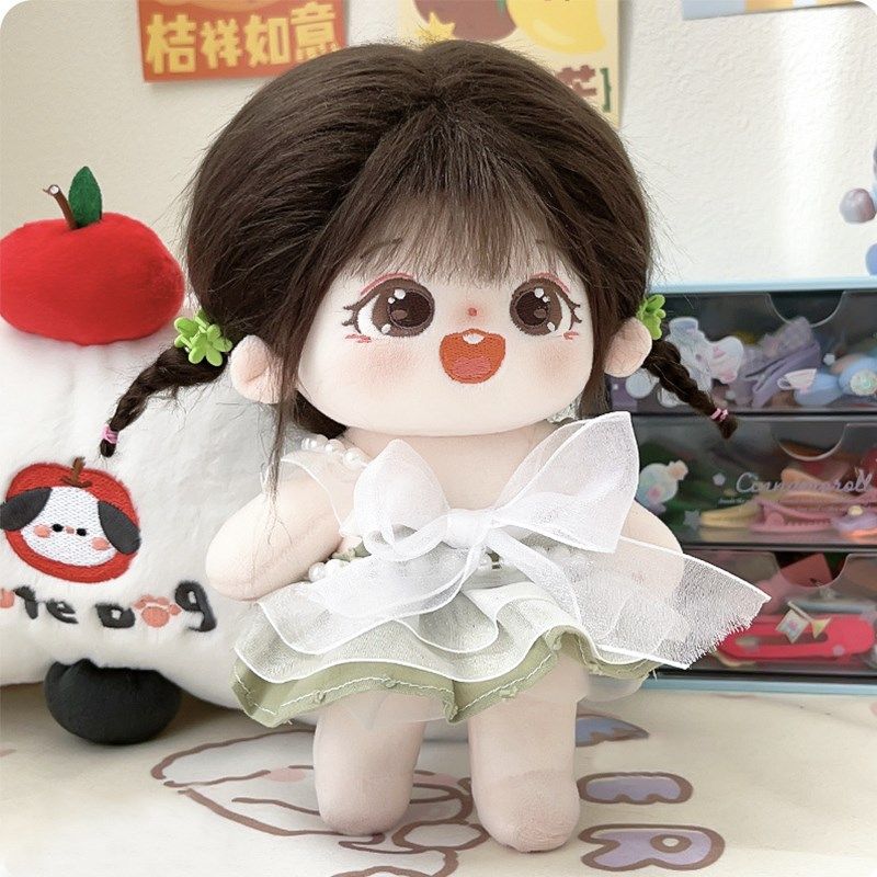 20cm棉花娃娃娃衣少女玩偶女娃用衣服毛绒公仔套装小裙子爬爬服,淘宝优惠券,粉丝福利购,淘宝优惠卷