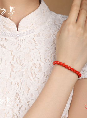 天然朱砂手串男女款男女款