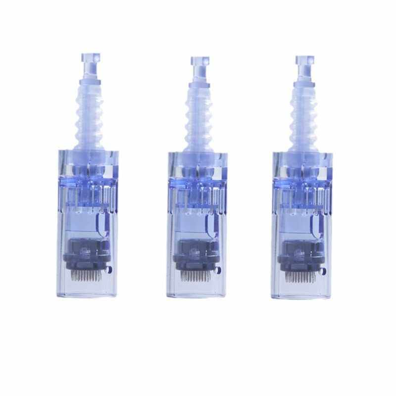 蓝色微针针头电动纳米导入仪器中胚层MTS微晶片笔飞梭12圆晶36针,淘宝优惠券,粉丝福利购,淘宝优惠卷