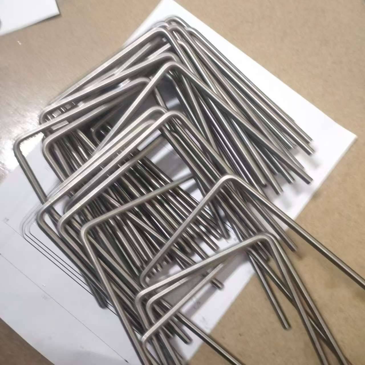 304不锈钢棒折弯把手加工定制打孔攻丝焊接打样批量来图加工 - 图2