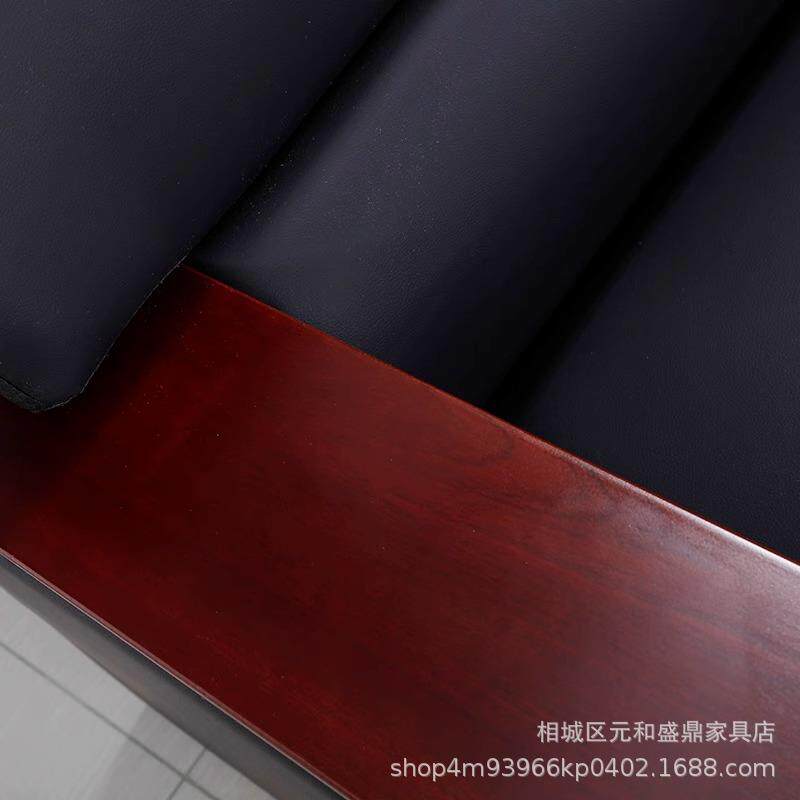 办公室沙发简约现代商务茶几组合套装洽谈会客接待办公沙发三人位 - 图2