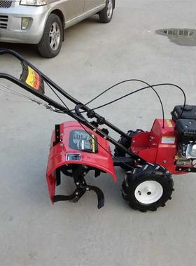 6马力水冷柴油四驱微耕机多功能种植开沟起垄机大棚松土旋耕机