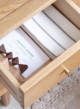 实木餐边柜工厂直销橱柜北美橡木美式餐边柜现代简约茶水柜储物柜