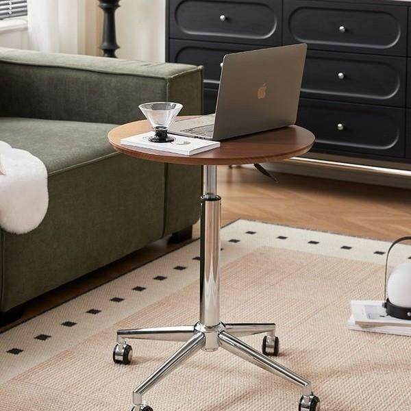 中古风北欧可移动边几沙发边几可升降小圆桌子床边实木升降小茶几,淘宝优惠券,粉丝福利购,淘宝优惠卷