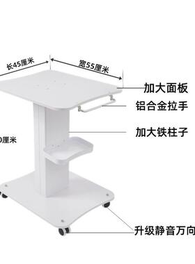 承重工具车美容院专用劳动车拉手美容仪器小推车置物架超大台面