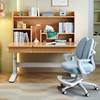 Beech children's desk solid wood multi-functional study table for home primary school students adjustable lifting writing desk and chair set