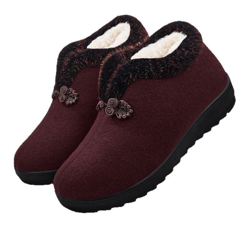 冬季老北京棉鞋女加绒加厚羊毛保暖中老年妈妈棉鞋舒适老年人奶奶,淘宝优惠券,粉丝福利购,淘宝优惠卷