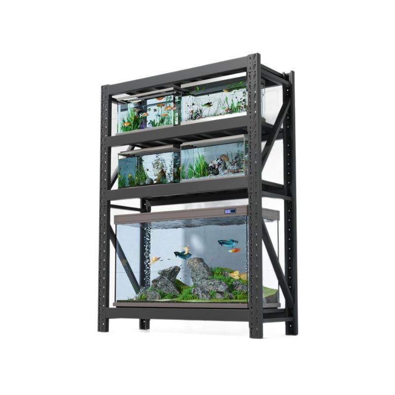 承重鱼缸架金属铁艺鱼缸置物架鱼缸增高架多层落地鱼缸底柜,淘宝优惠券,粉丝福利购,淘宝优惠卷