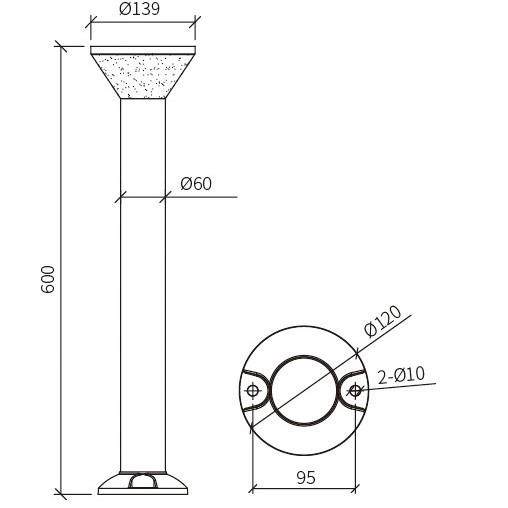 草坪灯LED户外防水家用别墅花园庭院灯LED室外景观草地灯,淘宝优惠券,粉丝福利购,淘宝优惠卷