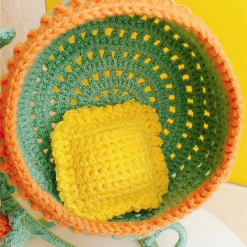 凌霄花娃用花架玩偶吊篮手工钩织娃屋吊床成品创意礼品礼物摆件,淘宝优惠券,粉丝福利购,淘宝优惠卷