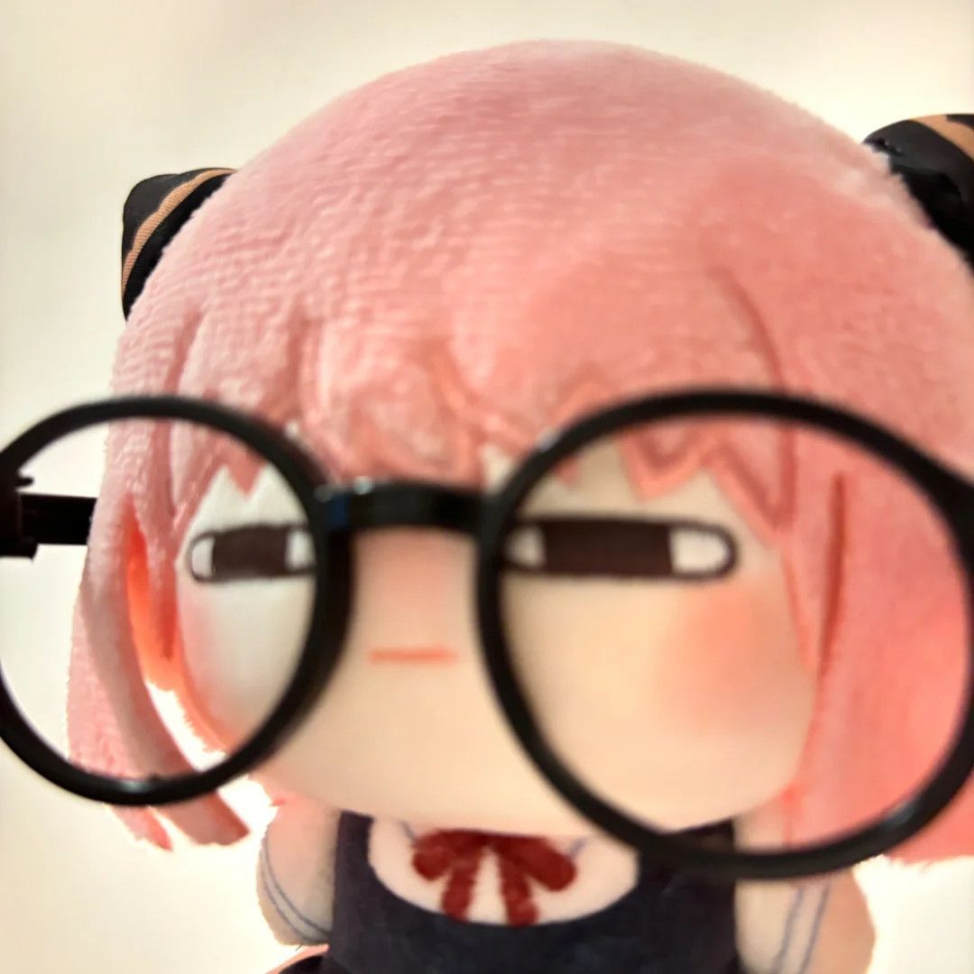 间谍过家家阿尼亚属性10cm海星体棉花娃娃可爱二次元动漫玩偶公仔 - 图0