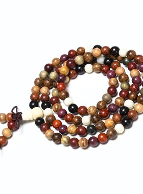 木质多宝珠108颗佛珠手链男女士时尚流行饰品手串