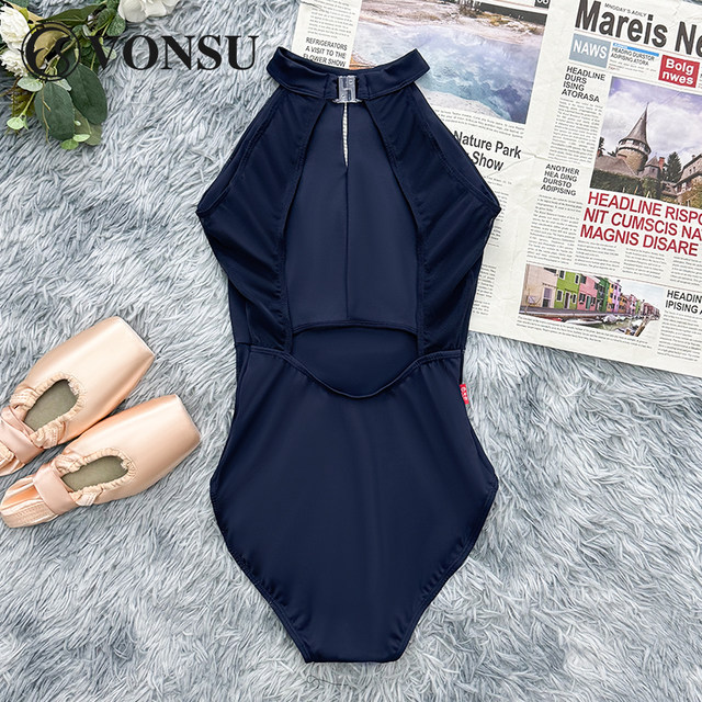 Fanshu ballet body suit sleeveless halter neck body suit